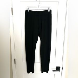bar iii black front seam ponte leggings